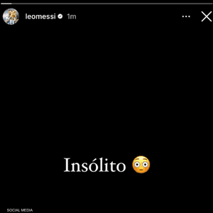 ميسي تفاعل مع أحداث المباراة عبر ستوري الانستغرام