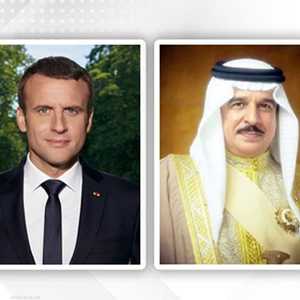 ملك البحرين والرئيس الفرنسي