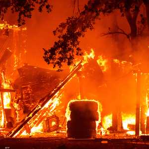 من حريق بارك فاير في كاليفورنيا