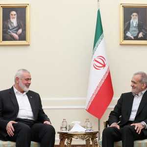 إسماعيل هنية والرئيس الإيراني مسعود بزشكيان