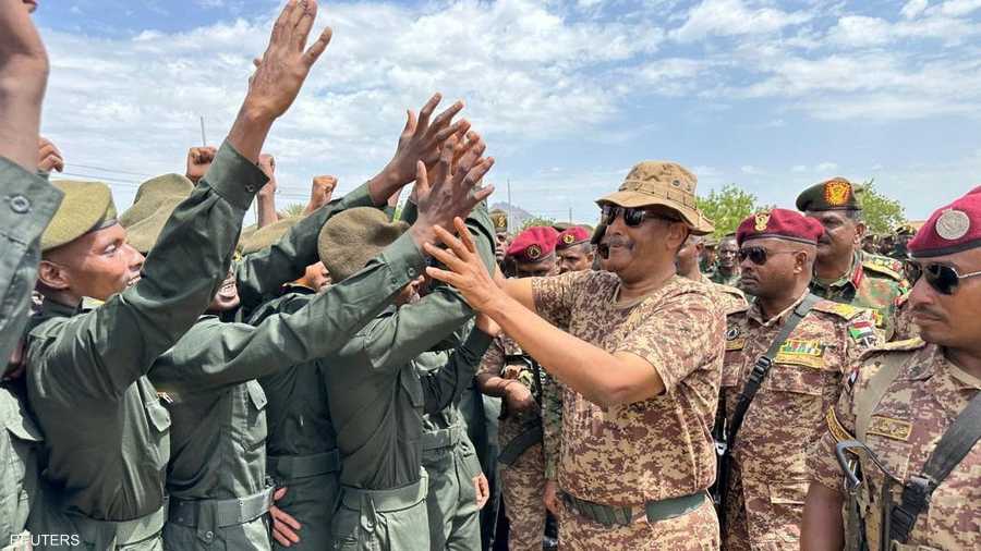 منطقة جبيت تعرضت لهجوم بالمسيرات بحضور البرهان قائد الجيش