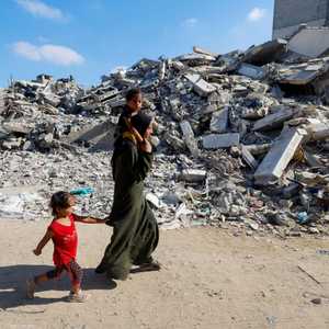 غرين وصف قطاع غزة بـ"مدن مدمرة تماما"