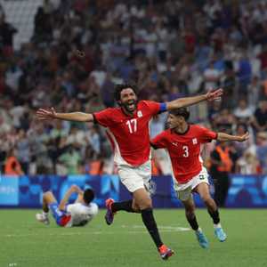 فرحة لاعبي المنتخب المصري