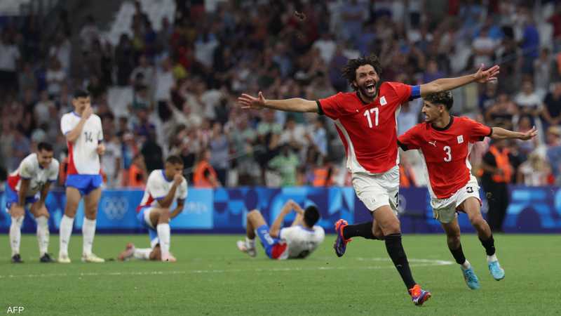 فرحة لاعبي المنتخب المصري