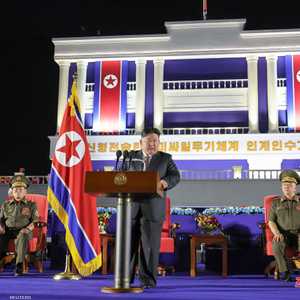 الزعيم الكوري الشمالي حضر المراسم