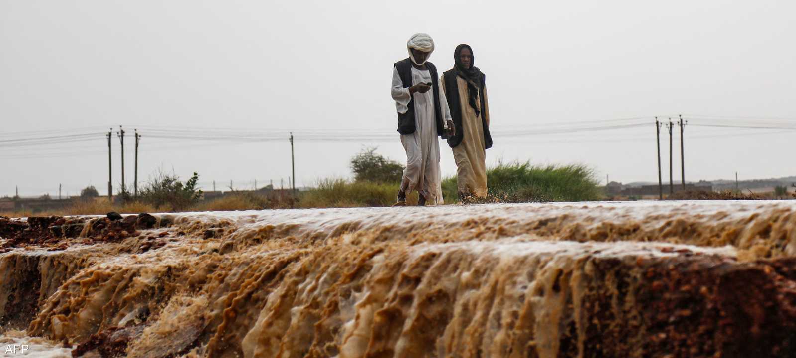 الفيضانات في السودان تسببن بسقوط قتلى