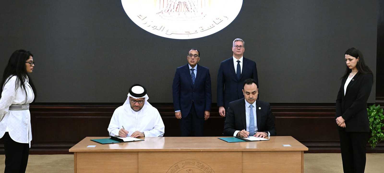 جانب من توقيع مذكرة التفاهم بين مصر والإمارات