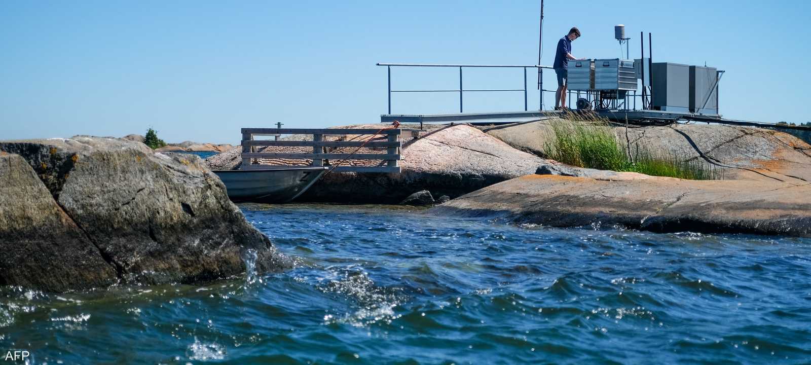 أرشيفية لمحطة أبحاث فنلندية على بحر البلطيق