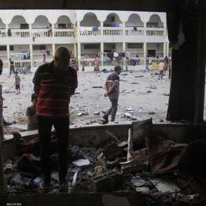 قصف إسرائيلي طال مدرسة التابعين في غزة