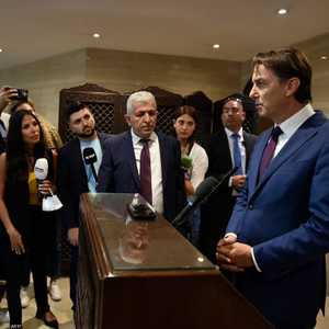 هوكستين يلتقي الصحفيين بعد لقائه نبيه بري