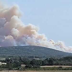 الحريق اندلع في كانيه آن روسيون، في مقاطعة البيرينيه