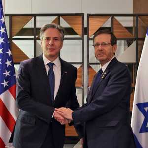 بلينكن والرئيس الإسرائيلي إسحق هرتسوغ