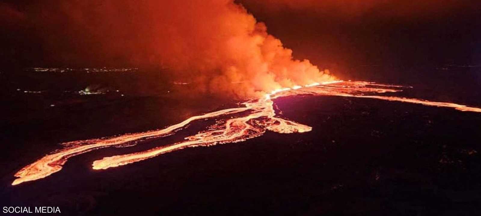 البركان هو السادس منذ ديسمبر