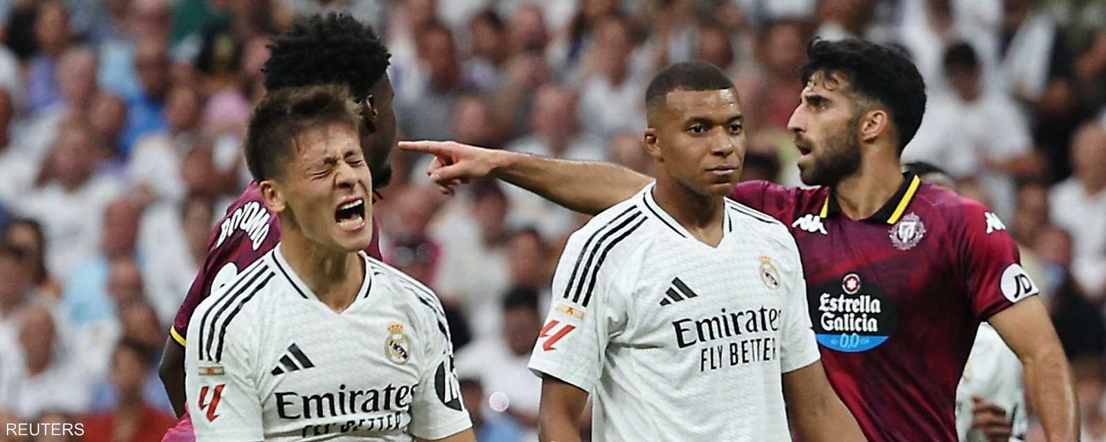 مبابي شارك مع ريال مدريد بالدوري الإسباني