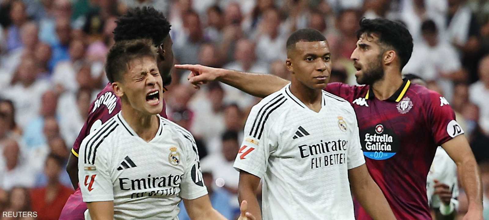 مبابي شارك مع ريال مدريد بالدوري الإسباني