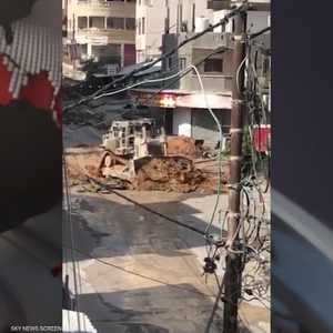تضرر البنى التحتية خلال الاقتحامات الإسرائيلية لجنين