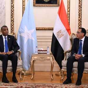 مدبولي خلال استقباله بري