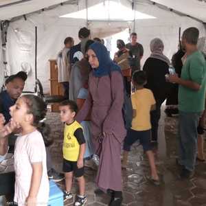 حملة التطعيم ضد شلل الأطفال تواصل عملها بمناطقَ محددة في غزة