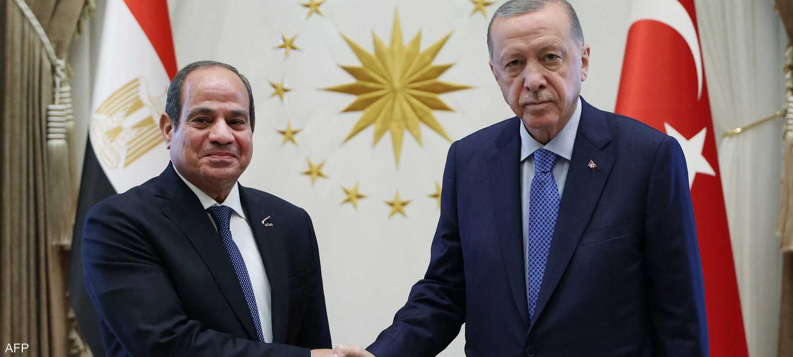 رجب طيب أردوغان وعبد الفتاح السيسي