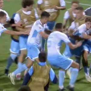 فرحة سان مارينو بالفوز التاريخي