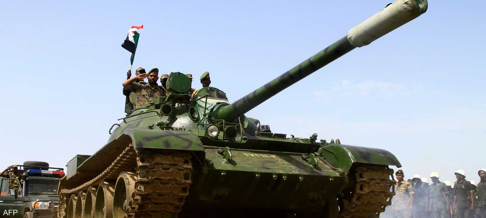 جانب من عرض عسكري للجيش السوداني