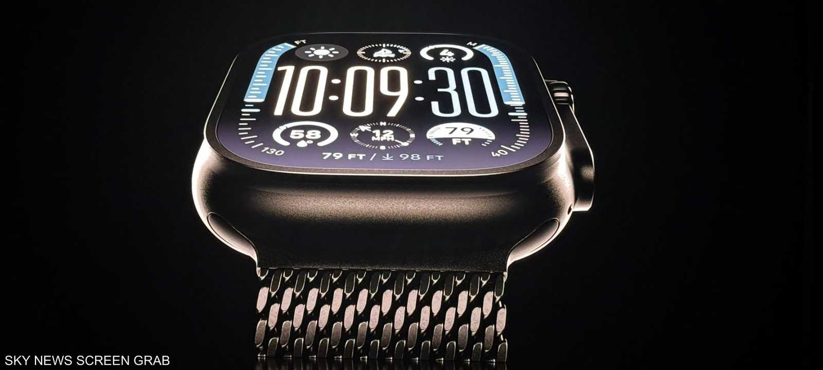ساعة أبل الجديدة من التيتانيوم