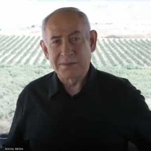 نتنياهو تحدث من منطقة حدودية مع الأردن