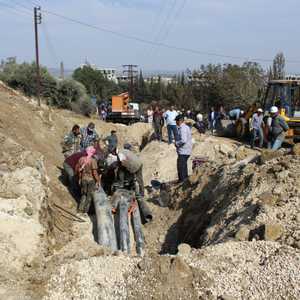 آثار الهجوم الإسرائيلي على مصياف في سوريا