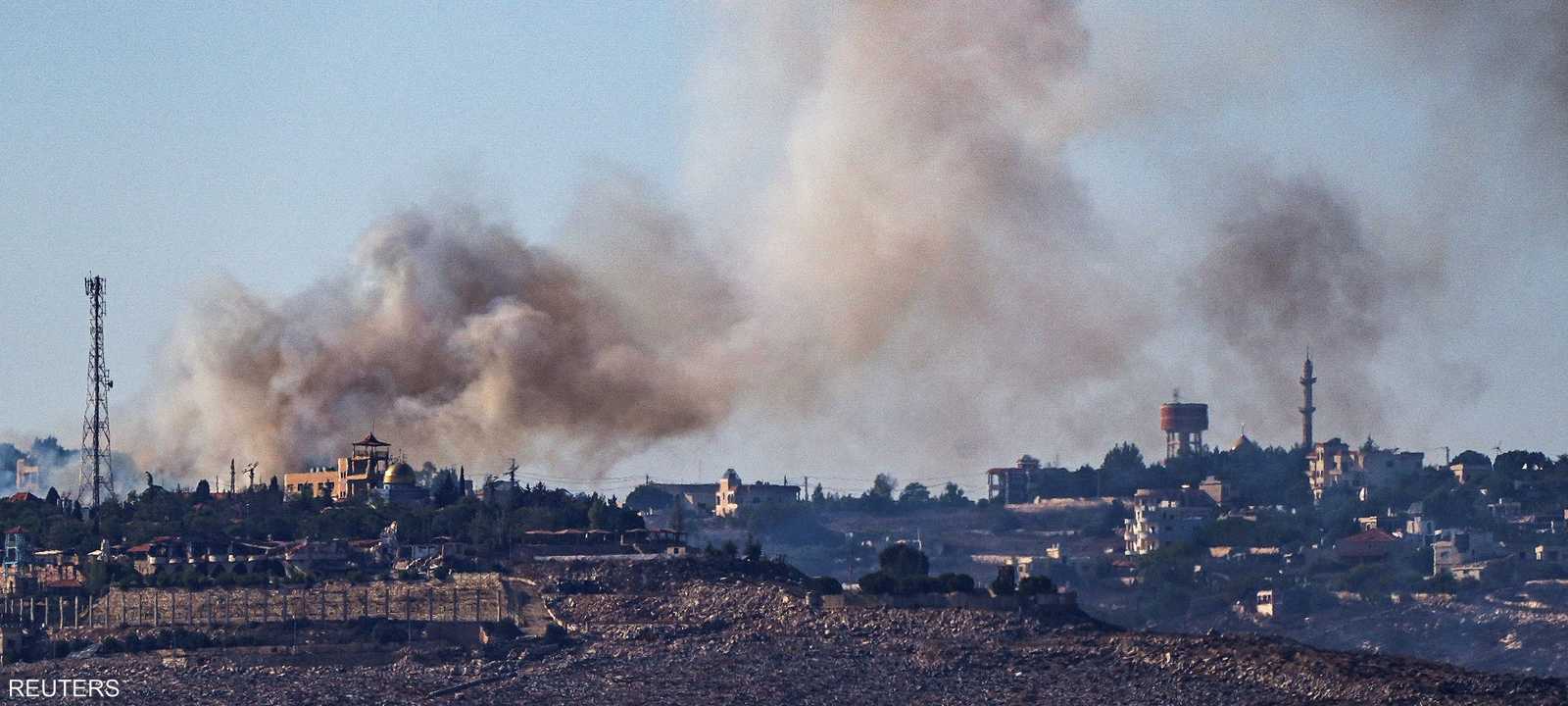 أرشيفية لضربة إسرائيلية على موقع في جنوب لبنان