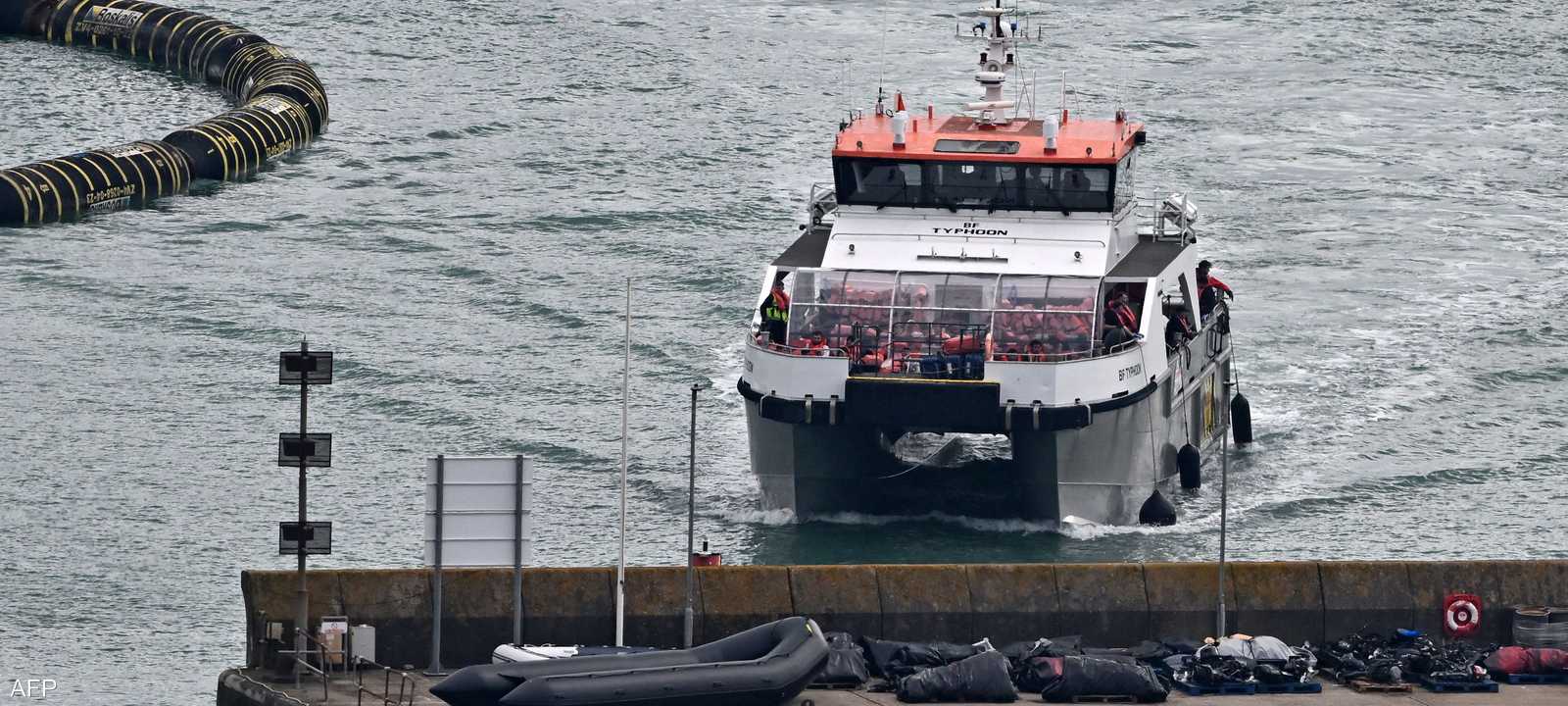 صورة سابقة لحرس الحدود في المانش