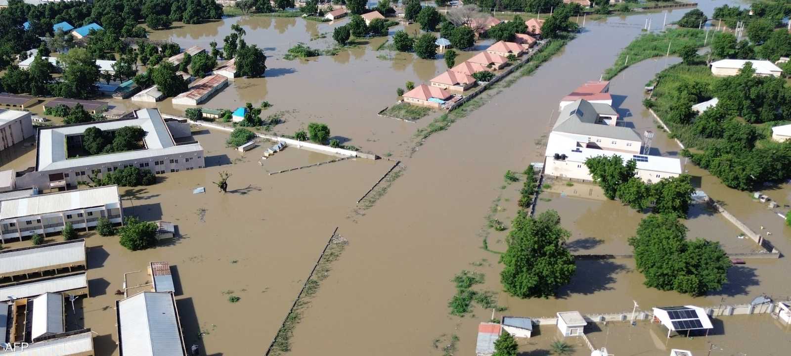 شهدت غومي قبل بضعة أيام فيضانات كبيرة