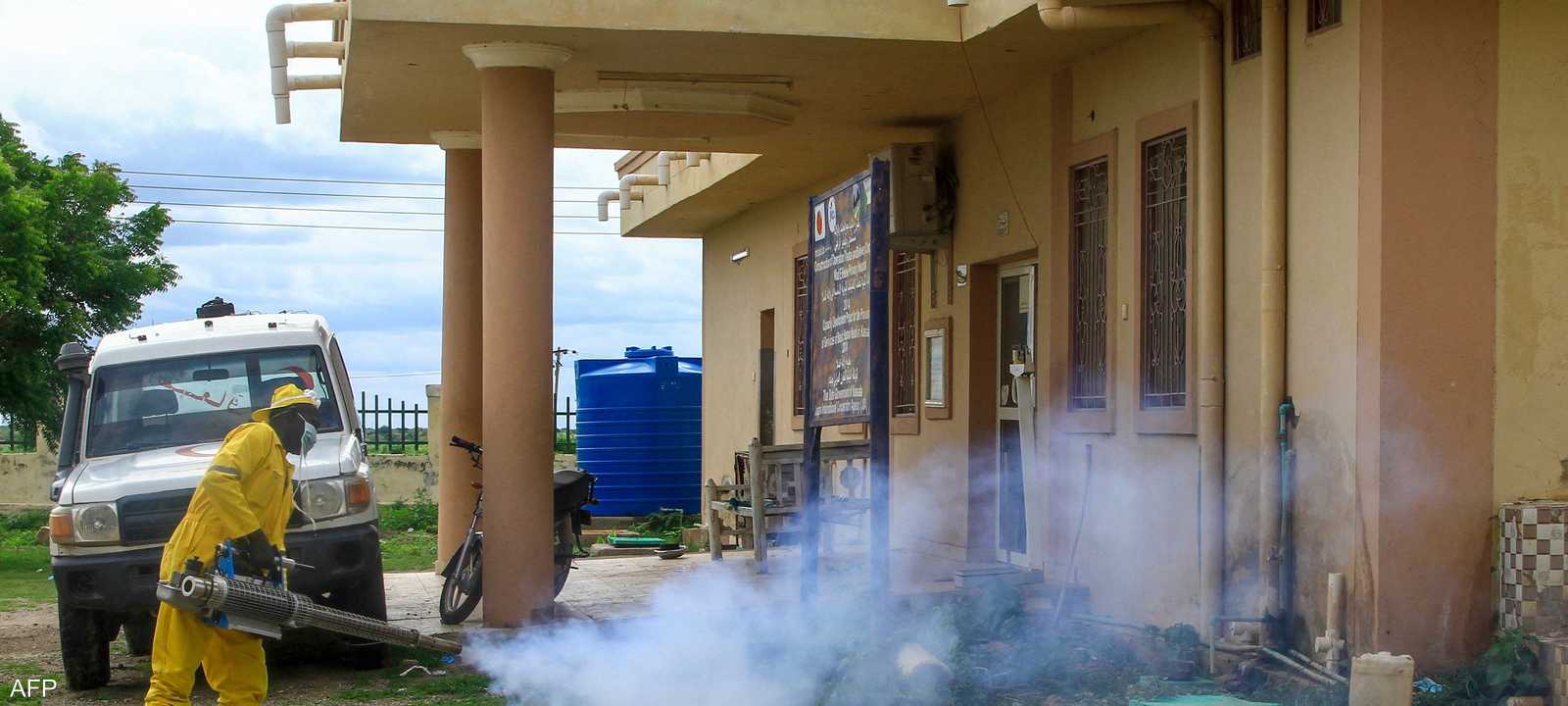 تطهير مركز عزل لعلاج الكوليرا بولاية كسلا شرقي السودان