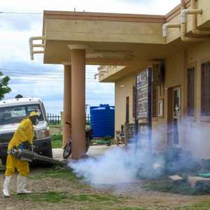 تطهير مركز عزل لعلاج الكوليرا بولاية كسلا شرقي السودان