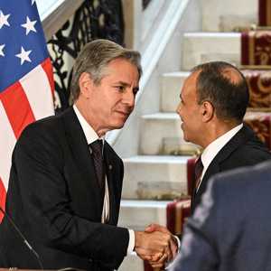 جانب من زيارة بلينكن إلى مصر