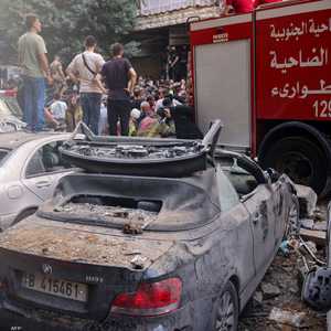 موقع الغارة الإسرائيلية على الضاحية الجنوبية لبيروت