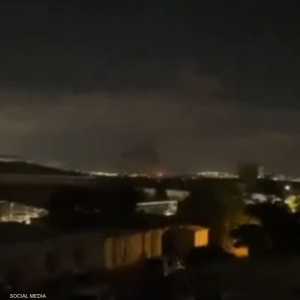 صورة متداولة للقصف