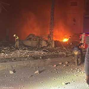 غارة إسرائيلية على بيروت بين الجية والسعديات