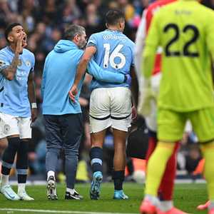 رودري تعرض لإصابة بالغة خلال مواجهة السيتي وأرسنال