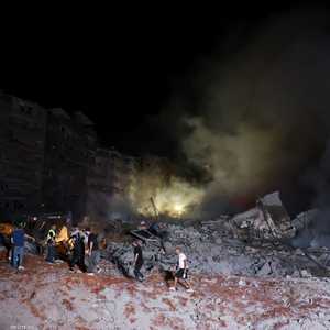 الضربة الإسرائيلية على الضاحية سوت مباني بالأرض