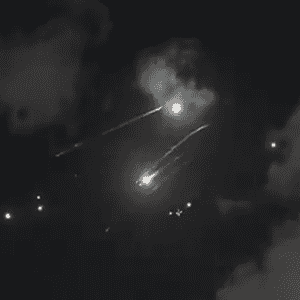 معركة في الجو بين صواريخ إيران وإسرائيل