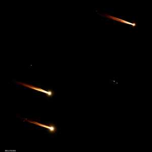 إيران شنت هجوما صاروخيا على إسرائيل الثلاثاء