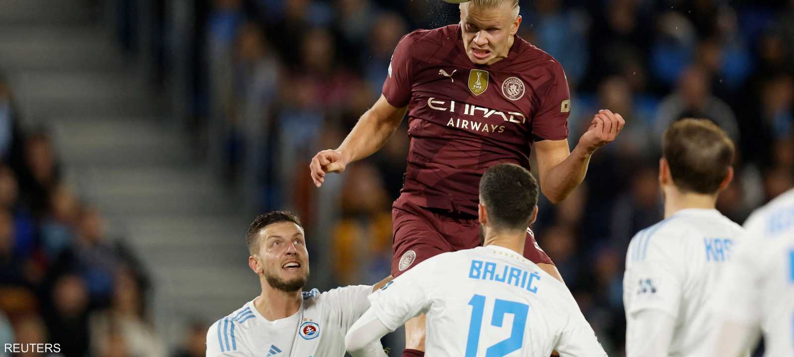 هالاند لم يفوت الفرصة للتسجيل في دوري الأبطال