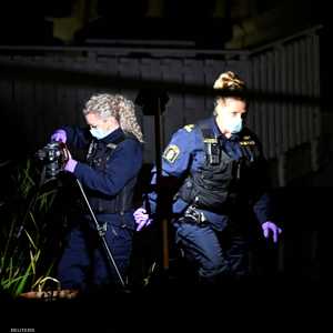 الشرطة السويدية في محيط السفارة الإسرائيلية بستوكهولم