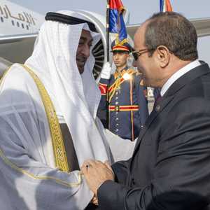 السيسي مستقبلا محمد بن زايد