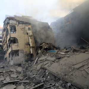 موقع غارة جوية إسرائيلية على الضاحية الجنوبية لبيروت