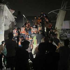 صورة متداولة للقصف الإسرائيلي على بيت لاهيا