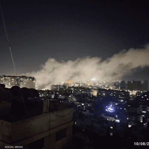 ًصورة أولى من موقع الانفجار