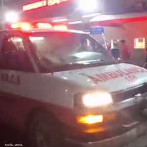 تم نقل القتلى والمصابين إلى مستشفى العودة