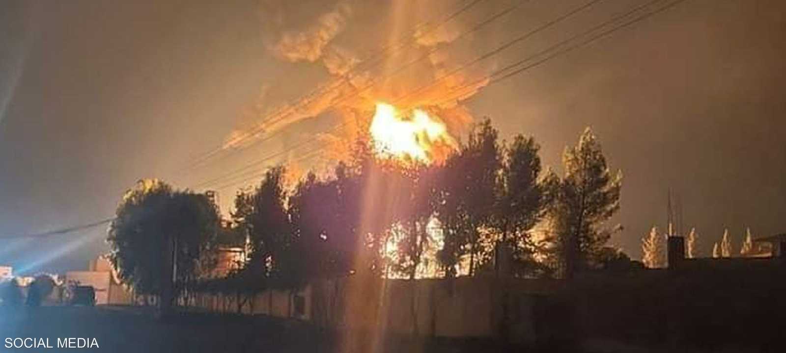 صورة متداولة للهجوم الإسرائيلي