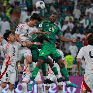 من مباراة السعودية واليابان